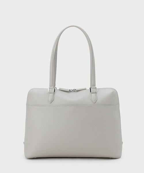 UNTITLED（アンタイトル）の「【PC・A4サイズ書類対応】ベーシックトート（トートバッグ・レディース・ライトグレー系4/ブラック系4・99）」の6枚目の写真