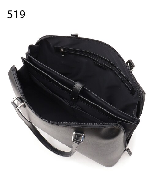 UNTITLED（アンタイトル）の「【PC・A4サイズ書類対応】ベーシックトート（トートバッグ・レディース・ライトグレー系4/ブラック系4・99）」の8枚目の写真