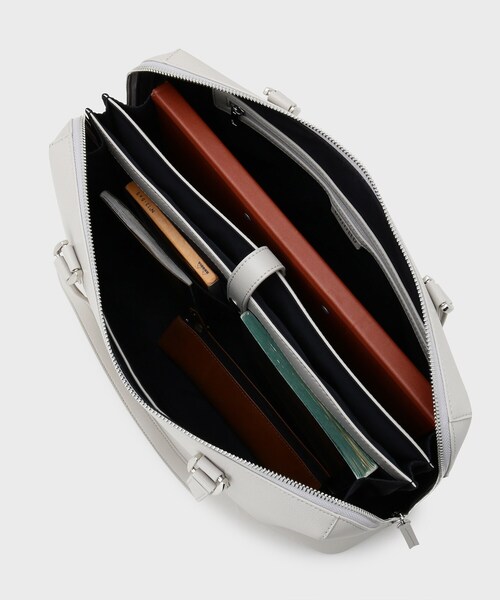 UNTITLED（アンタイトル）の「【PC・A4サイズ書類対応】ベーシックトート（トートバッグ・レディース・ライトグレー系4/ブラック系4・99）」の10枚目の写真