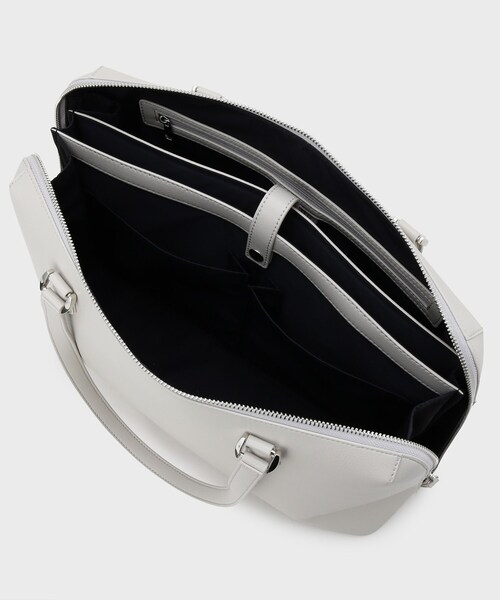 UNTITLED（アンタイトル）の「【PC・A4サイズ書類対応】ベーシックトート（トートバッグ・レディース・ライトグレー系4/ブラック系4・99）」の11枚目の写真