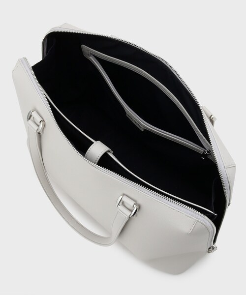 UNTITLED（アンタイトル）の「【PC・A4サイズ書類対応】ベーシックトート（トートバッグ・レディース・ライトグレー系4/ブラック系4・99）」の12枚目の写真