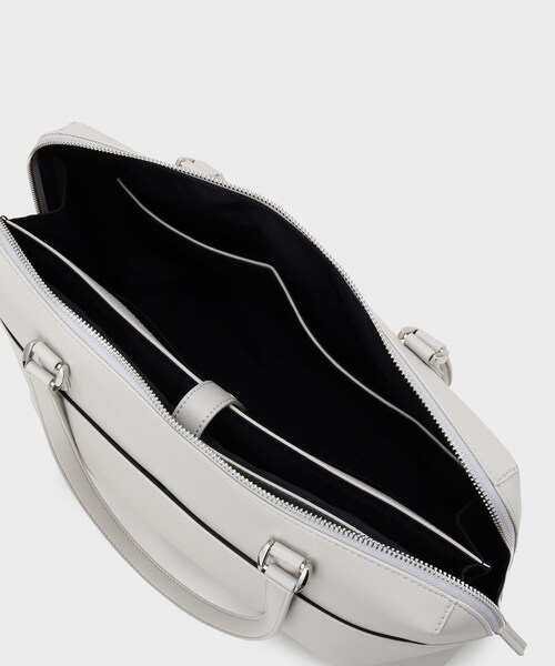 UNTITLED（アンタイトル）の「【PC・A4サイズ書類対応】ベーシックトート（トートバッグ・レディース・ライトグレー系4/ブラック系4・99）」の14枚目の写真