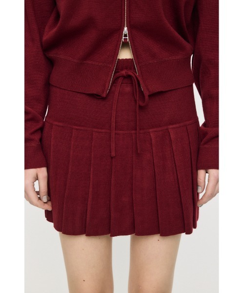 MOUSSY(マウジー)の「ZIP UP パーカー & PLEATED ミニスカート(ワンピース・レディース・杢グレー/ブラック/バーガンディー・1/2)」の20枚目の写真