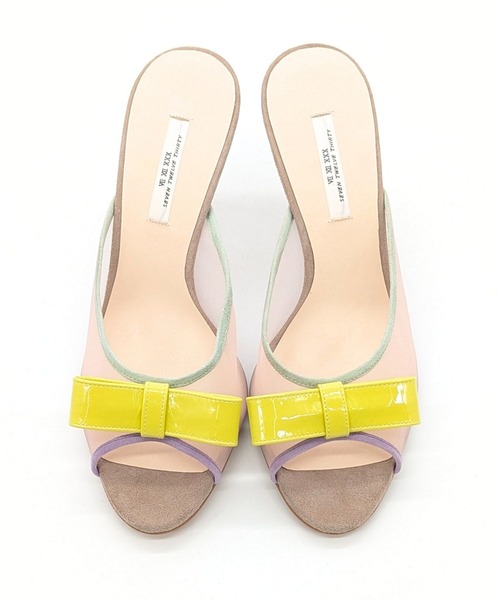 SEVEN TWELVE THIRTY(セヴントゥエルヴサーティー)の「LovelyWalk チュールリボンミュール(サンダル・レディース・レッド/ブラック/イエロー系その他/シルバー・22cm/22.5cm/23cm/23.5cm/24cm/24.5cm)」の17枚目の写真