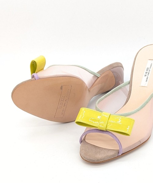 SEVEN TWELVE THIRTY(セヴントゥエルヴサーティー)の「LovelyWalk チュールリボンミュール(サンダル・レディース・レッド/ブラック/イエロー系その他/シルバー・22cm/22.5cm/23cm/23.5cm/24cm/24.5cm)」の20枚目の写真