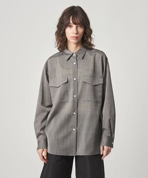 シャツ/ブラウス(長袖/七分) Stevenalan blousen  shirt Steven Alan｜スティーブンアランのシャツ/ブラウス（長袖）通販