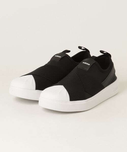 adidas（アディダス）の「アディダス adidas ストリートトーク（スニーカー・レディース・ブラック×ホワイト・23.0cm/23.5cm/24.0cm/24.5cm/25.0cm）」の4枚目の写真