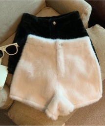 PIN（ピン）の「フェイクファーハイウエストSPT（その他パンツ）」