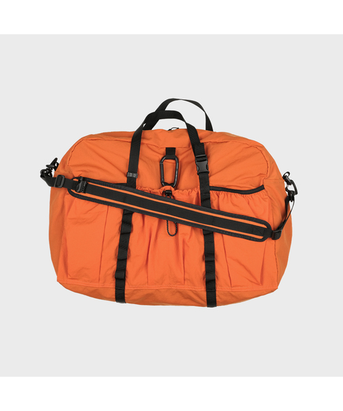 MMOGARDEN(エメモガーデン)の「mmo boston bag 095 nylon twill (3colors)(メッセンジャーバッグ・メンズ・カーキ/オレンジ/ダークネイビー・FREE)」の3枚目の写真