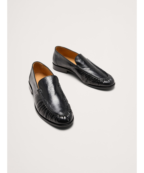 レザー モックトゥ ローファー（ローファー）｜BANANA REPUBLIC