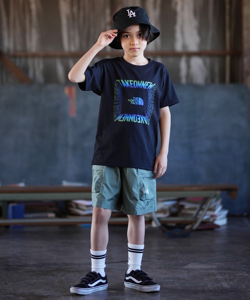THE NORTH FACE（ザノースフェイス）の「THE NORTH FACE ザ・ノース・フェイス 半袖 Tシャツ キッズ ジュニア 子供 NTJ32607（Tシャツ/カットソー・キッズ・ブラック/オフホワイト・130cm/160cm/150cm/140cm）」の11枚目の写真