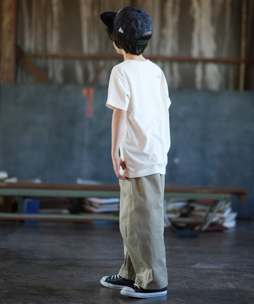 THE NORTH FACE（ザノースフェイス）の「THE NORTH FACE ザ・ノース・フェイス 半袖 Tシャツ キッズ ジュニア 子供 NTJ32607（Tシャツ/カットソー・キッズ・ブラック/オフホワイト・130cm/160cm/150cm/140cm）」の7枚目の写真