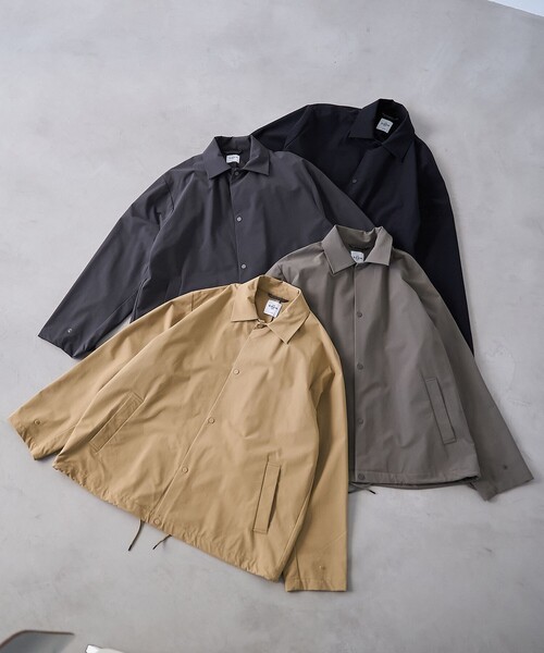 coen(コーエン)の「ストレッチテックナイロンカバーオール【ストレッチ、はっ水、耐摩耗性、UVカット】(カバーオール・メンズ・ブラック/ベージュ/オリーブ/ダークグレー・S/M/L/XL)」の22枚目の写真