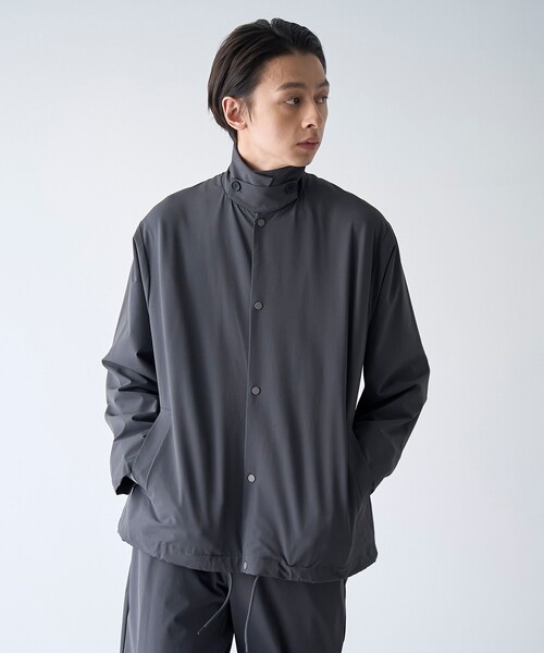 coen(コーエン)の「ストレッチテックナイロンカバーオール【ストレッチ、はっ水、耐摩耗性、UVカット】(カバーオール・メンズ・ブラック/ベージュ/オリーブ/ダークグレー・S/M/L/XL)」の10枚目の写真