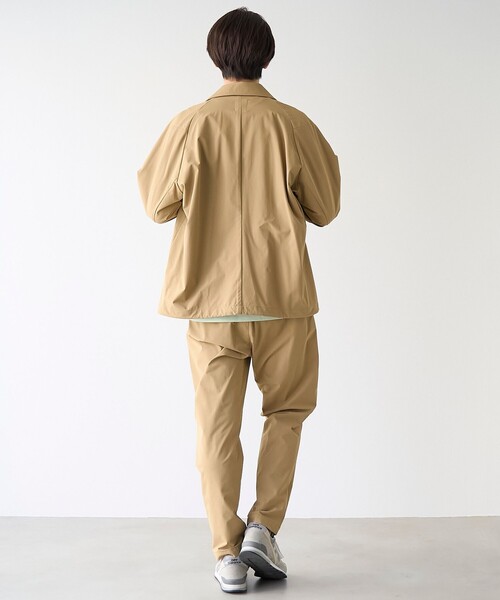 coen(コーエン)の「ストレッチテックナイロンカバーオール【ストレッチ、はっ水、耐摩耗性、UVカット】(カバーオール・メンズ・ブラック/ベージュ/オリーブ/ダークグレー・S/M/L/XL)」の14枚目の写真