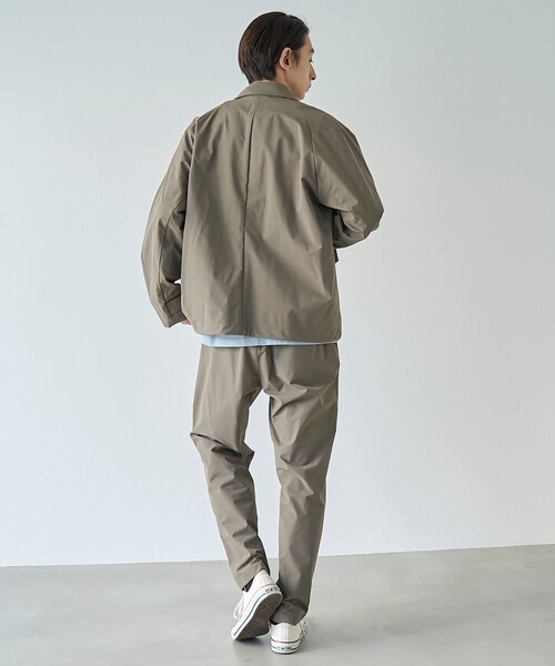 coen(コーエン)の「ストレッチテックナイロンカバーオール【ストレッチ、はっ水、耐摩耗性、UVカット】(カバーオール・メンズ・ブラック/ベージュ/オリーブ/ダークグレー・S/M/L/XL)」の18枚目の写真