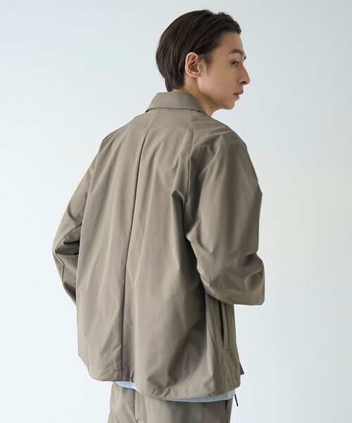 coen(コーエン)の「ストレッチテックナイロンカバーオール【ストレッチ、はっ水、耐摩耗性、UVカット】(カバーオール・メンズ・ブラック/ベージュ/オリーブ/ダークグレー・S/M/L/XL)」の20枚目の写真