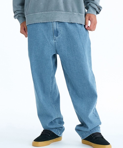ELEMENT(エレメント)の「ELEMENT/エレメント SHOD PANTS STD DENIM ロンパン BG021700(その他パンツ・メンズ・スミクロ/ライトインディゴブルー/ダークインディゴブルー・L/M/XL)」の1枚目の写真