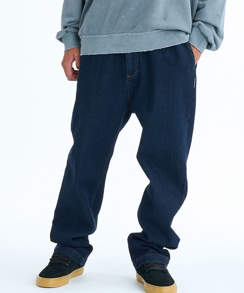 ELEMENT(エレメント)の「ELEMENT/エレメント SHOD PANTS STD DENIM ロンパン BG021700(その他パンツ・メンズ・スミクロ/ライトインディゴブルー/ダークインディゴブルー・L/M/XL)」の6枚目の写真