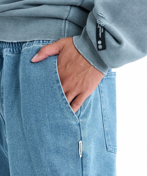 ELEMENT(エレメント)の「ELEMENT/エレメント SHOD PANTS STD DENIM ロンパン BG021700(その他パンツ・メンズ・スミクロ/ライトインディゴブルー/ダークインディゴブルー・L/M/XL)」の12枚目の写真