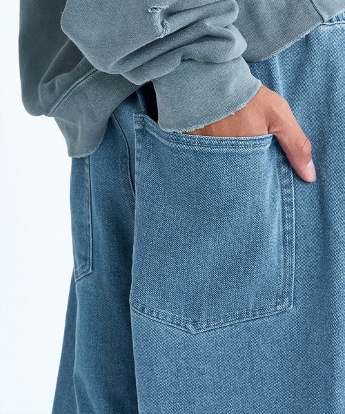 ELEMENT(エレメント)の「ELEMENT/エレメント SHOD PANTS STD DENIM ロンパン BG021700(その他パンツ・メンズ・スミクロ/ライトインディゴブルー/ダークインディゴブルー・L/M/XL)」の14枚目の写真