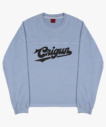 FOOTBALL CREW LONG SLEEVE PIGMENT BLUE