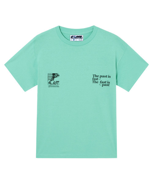 GRAM OUNCE POUND(グラムオンスポンド)の「Past Fast Tee_Green(Tシャツ/カットソー・レディース・その他・XL)」の1枚目の写真
