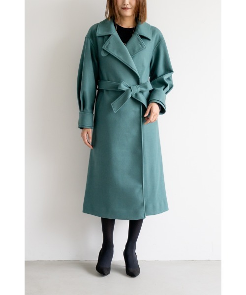 M.deux（エムドゥ）の「3wayウールライクロングコート（テーラードジャケット・レディース・ブラウン・MEDIUM）」の3枚目の写真