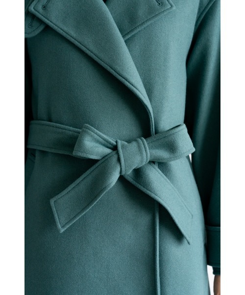 M.deux（エムドゥ）の「3wayウールライクロングコート（テーラードジャケット・レディース・ブラウン・MEDIUM）」の7枚目の写真