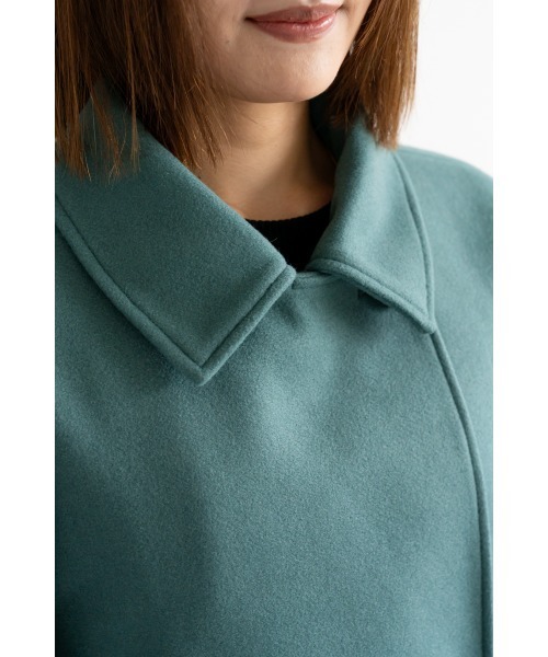 M.deux（エムドゥ）の「3wayウールライクロングコート（テーラードジャケット・レディース・ブラウン・MEDIUM）」の12枚目の写真