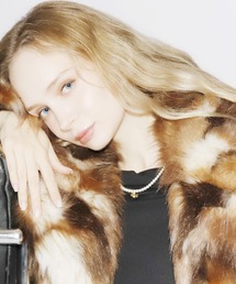 Auralyn（オーラリン）の「Cross Pearl Necklace（ネックレス）」