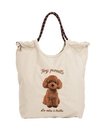 and it_（アンドイット）の「アニマル刺繍コードトート（トートバッグ）」