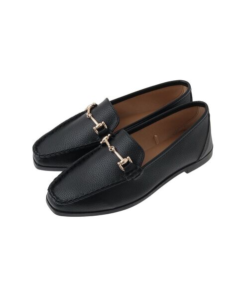 Green Parks(グリーンパークス)の「ソフトビットローファー(ローファー・レディース・ブラック/アイボリー・L/S/M)」の18枚目の写真