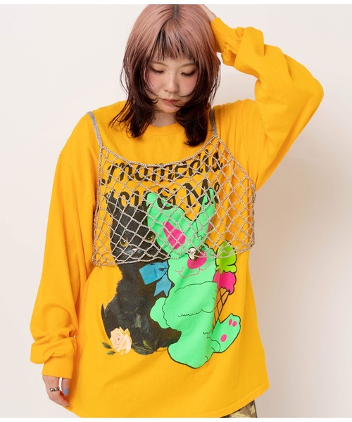 RNA（アールエヌエー）の「K2744 メタルヤーンハーフキャミ（キャミソール・レディース・ピンク/シルバー・MEDIUM）」の4枚目の写真