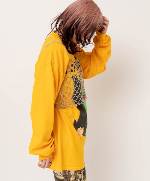 RNA（アールエヌエー）の「K2744 メタルヤーンハーフキャミ（キャミソール・レディース・ピンク/シルバー・MEDIUM）」の5枚目の写真