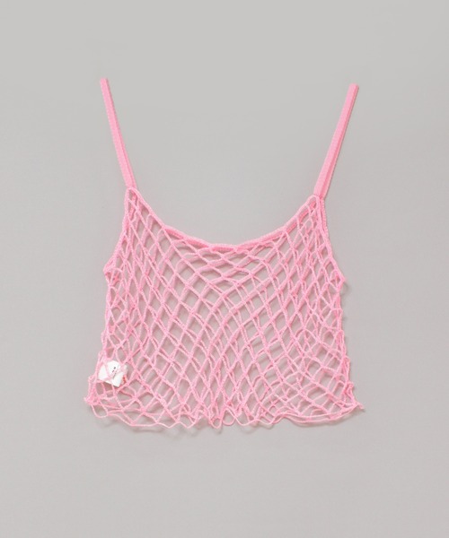 RNA（アールエヌエー）の「K2744 メタルヤーンハーフキャミ（キャミソール・レディース・ピンク/シルバー・MEDIUM）」の3枚目の写真