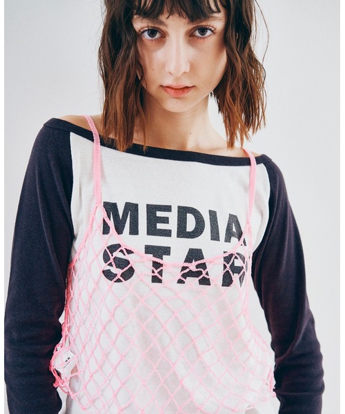 RNA（アールエヌエー）の「K2744 メタルヤーンハーフキャミ（キャミソール・レディース・ピンク/シルバー・MEDIUM）」の16枚目の写真