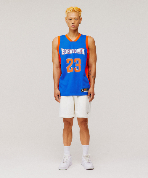 BORN TO WIN（ボーントゥウィン）の「NUMBER 23 BASKETBALL SLEEVELESS [BLUE]（Tシャツ/カットソー・メンズ・その他・1/2/3）」の3枚目の写真