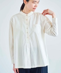 CLASKA｜クラスカのシャツ/ブラウス（ホワイト/白色系・スタンドカラー