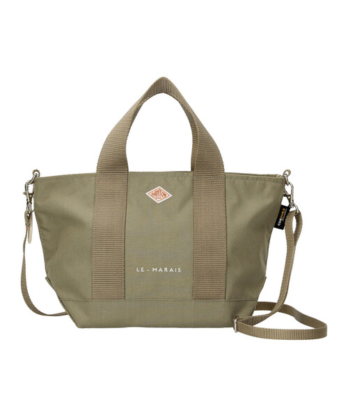 DANTON(ダントン)の「Cordura Canvas 2way Tote Bag〈LE-MARAIS〉<br>(ショルダーバッグ・レディース・ブラック/ブルー系その他5/グレイッシュベージュ/オフホワイト/ダークグレー/オレンジ・-)」の4枚目の写真
