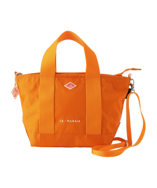 DANTON(ダントン)の「Cordura Canvas 2way Tote Bag〈LE-MARAIS〉<br>(ショルダーバッグ・レディース・ブラック/ブルー系その他5/グレイッシュベージュ/オフホワイト/ダークグレー/オレンジ・-)」の6枚目の写真