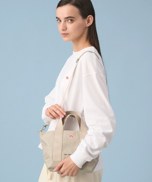 DANTON(ダントン)の「Cordura Canvas 2way Tote Bag〈LE-MARAIS〉<br>(ショルダーバッグ・レディース・ブラック/ブルー系その他5/グレイッシュベージュ/オフホワイト/ダークグレー/オレンジ・-)」の2枚目の写真