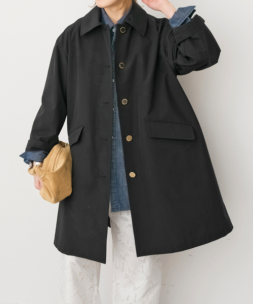 Holly⭐︎Spick and Span ブラウン スタンドカラーコート Spick＆Span（スピック アンド スパン） 「Spick & Span」 コート 36