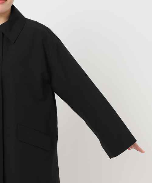 Spick & Span（スピックアンドスパン）の「TRADITIONAL WEATHERWEAR 別注LINTON *（ステンカラーコート・レディース・ベージュ/ブラック・34）」の19枚目の写真