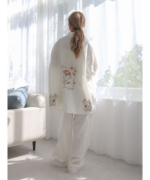 Ungrid（アングリッド）の「エンブロイダリーエスニックシャツ（シャツ/ブラウス・レディース・オフホワイト/オレンジ/ブラック・FREE）」の18枚目の写真