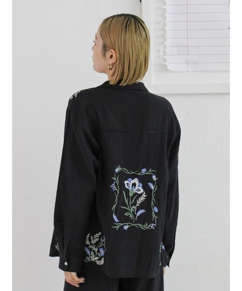 Ungrid（アングリッド）の「エンブロイダリーエスニックシャツ（シャツ/ブラウス・レディース・オフホワイト/オレンジ/ブラック・FREE）」の21枚目の写真