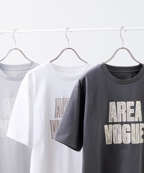 ReDial(リダイアル)の「レースロゴTシャツ(Tシャツ/カットソー・レディース・ライトグレー/チャコールグレー/ホワイト・M/L/LL/3L)」の4枚目の写真