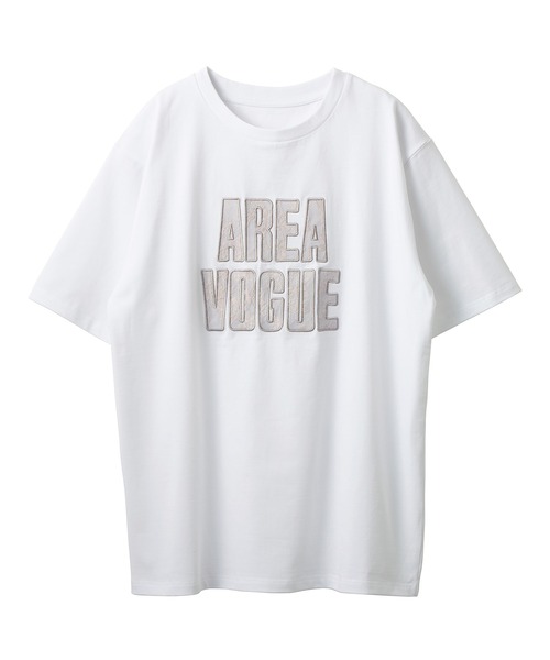 ReDial(リダイアル)の「レースロゴTシャツ(Tシャツ/カットソー・レディース・ライトグレー/チャコールグレー/ホワイト・M/L/LL/3L)」の9枚目の写真