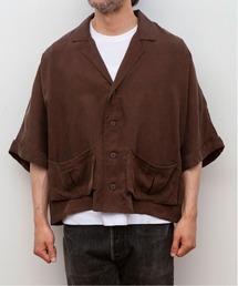 A blends 6分袖シャツジャケット