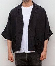 A blends 6分袖シャツジャケット